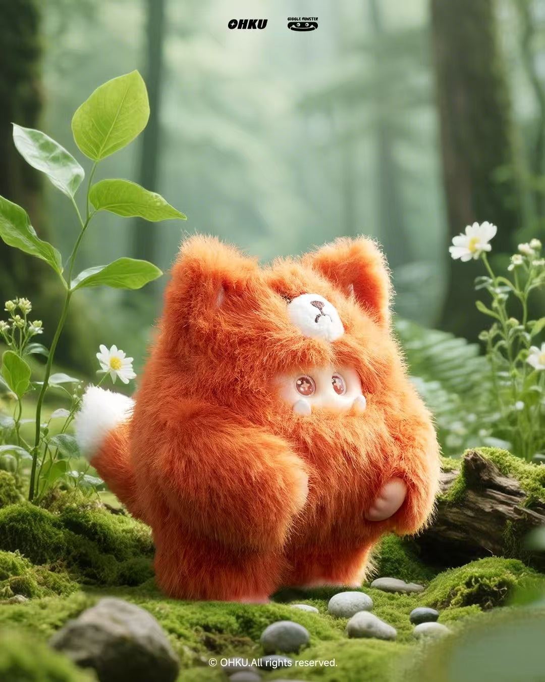 GIGGLE MONSTER Furry Forest Series vinyl plush blind box