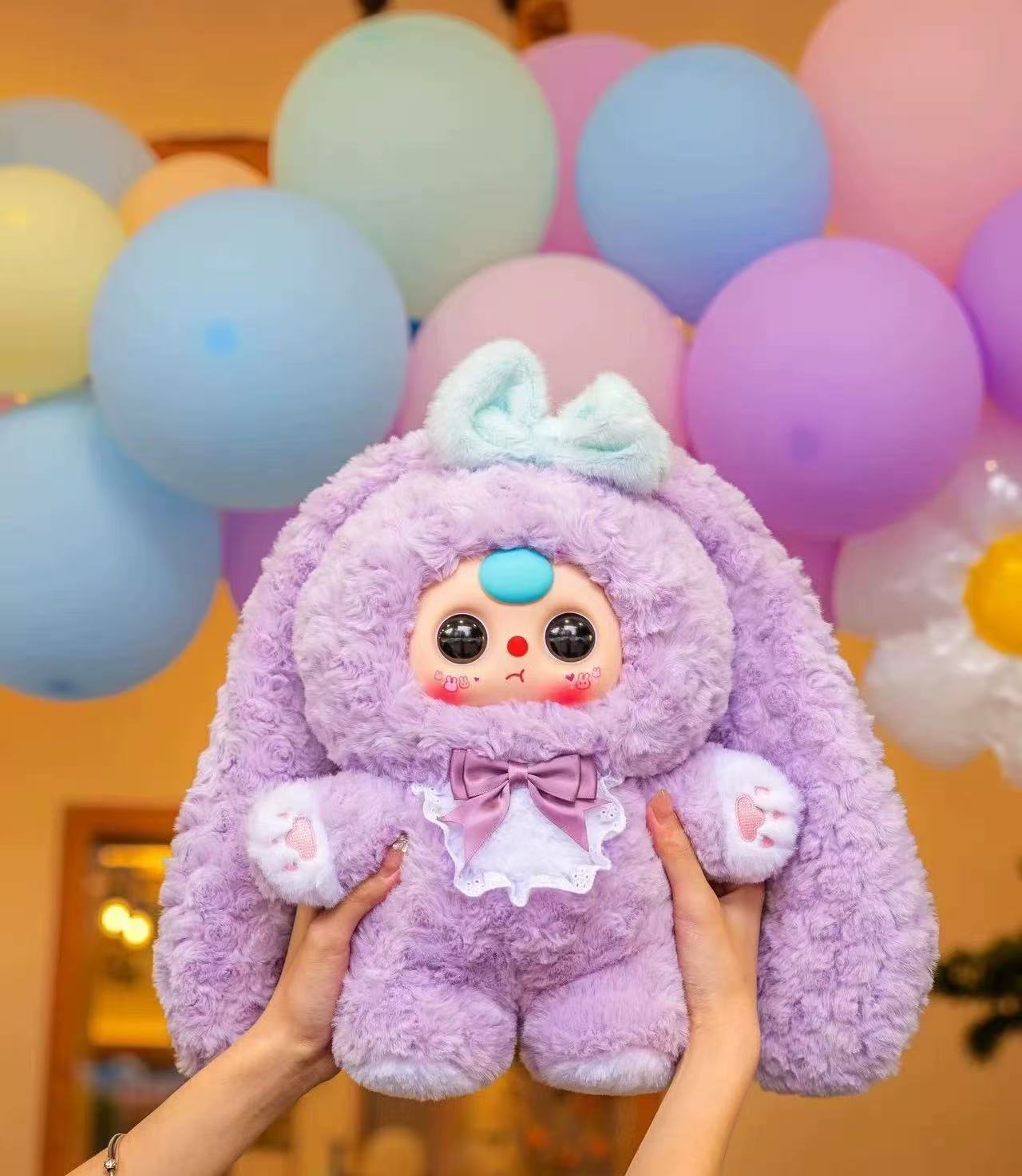 Baby Three-Sweet Baby 400% Plush Blind Box（1 no box）