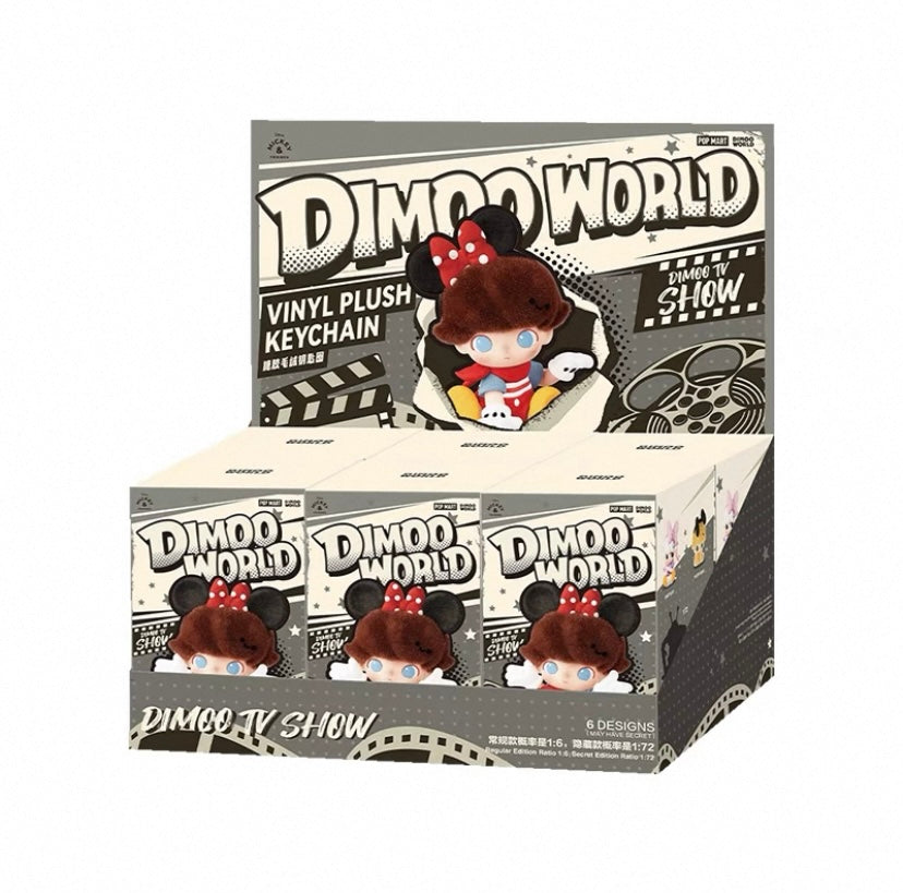 DIMOO WORLD × Disney Series Vinyl Plush Keychain Pendant