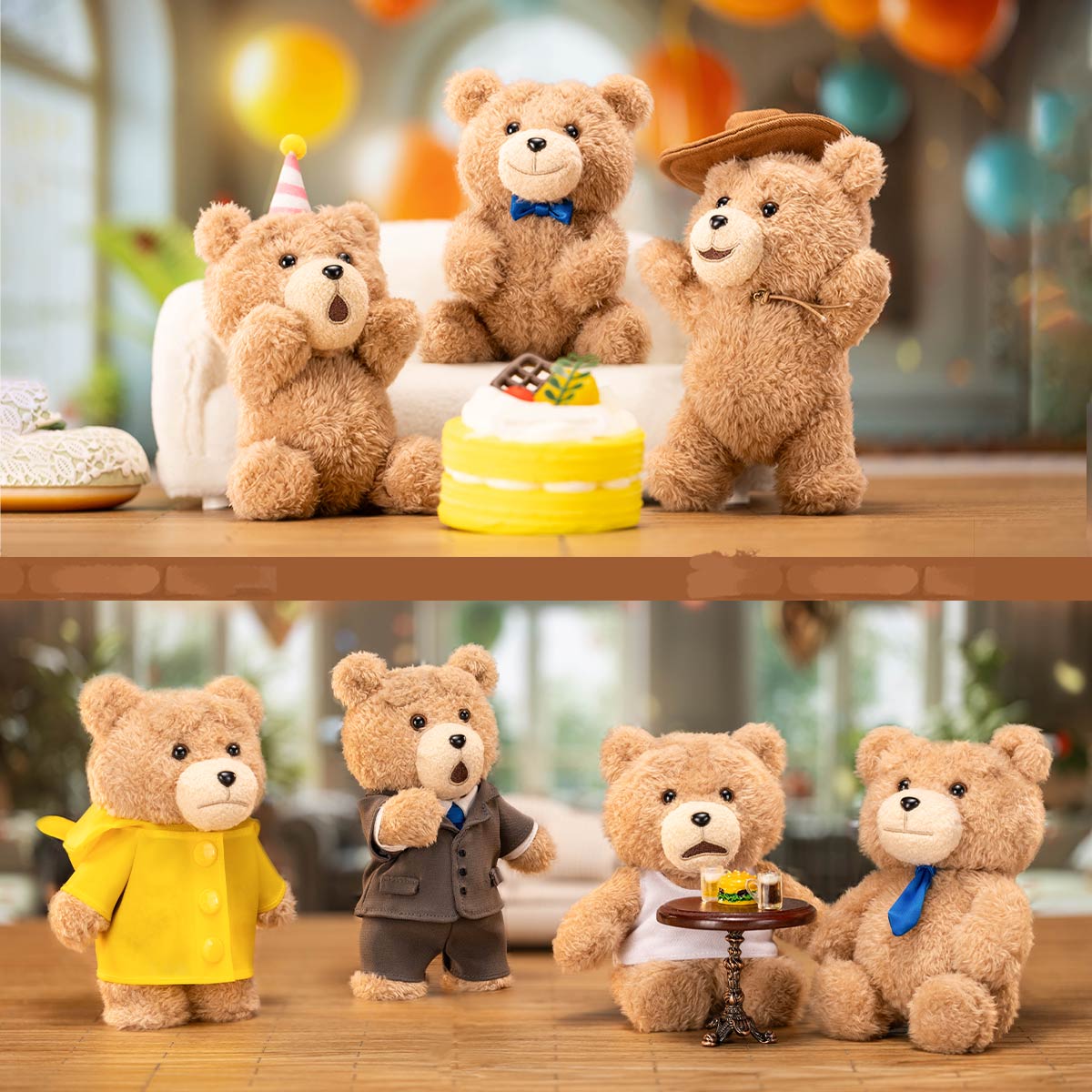 Ted2 Teddy Bear Plush Pendant