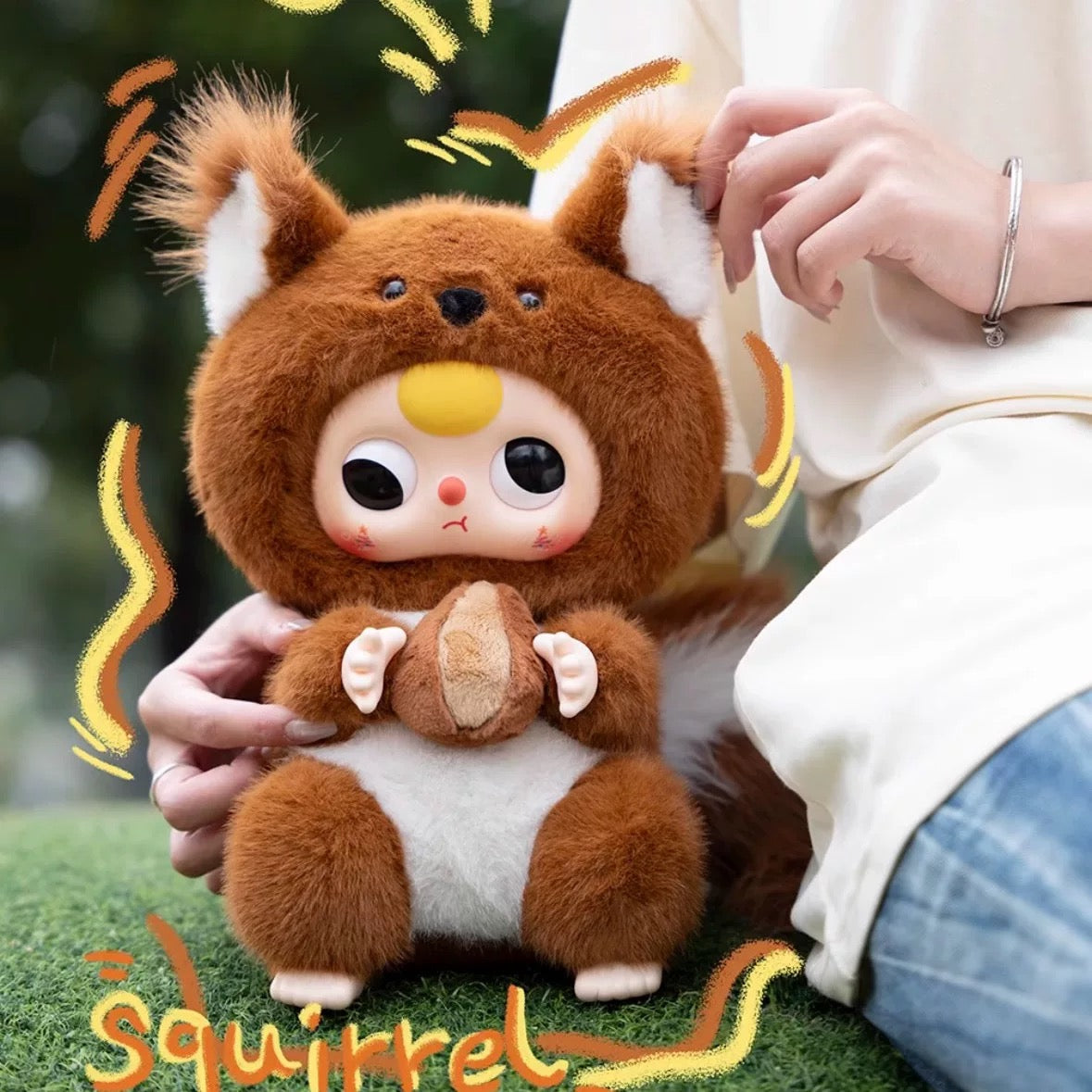Baby three years old V3 400% plush doll cute ornaments gift