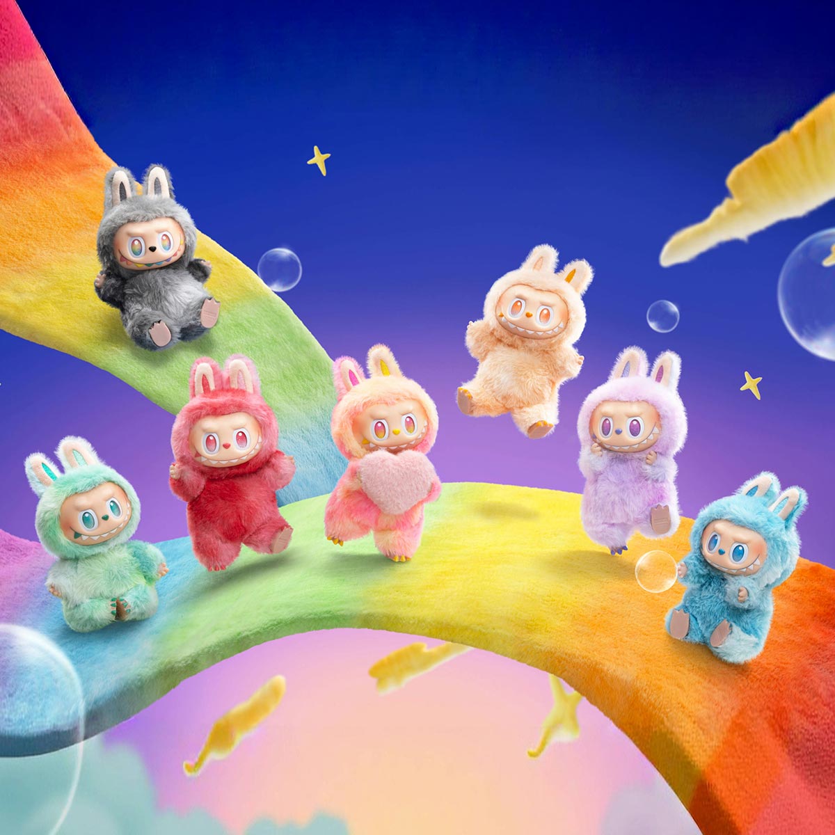Labubu V3 Big Into Energy series plush pendant