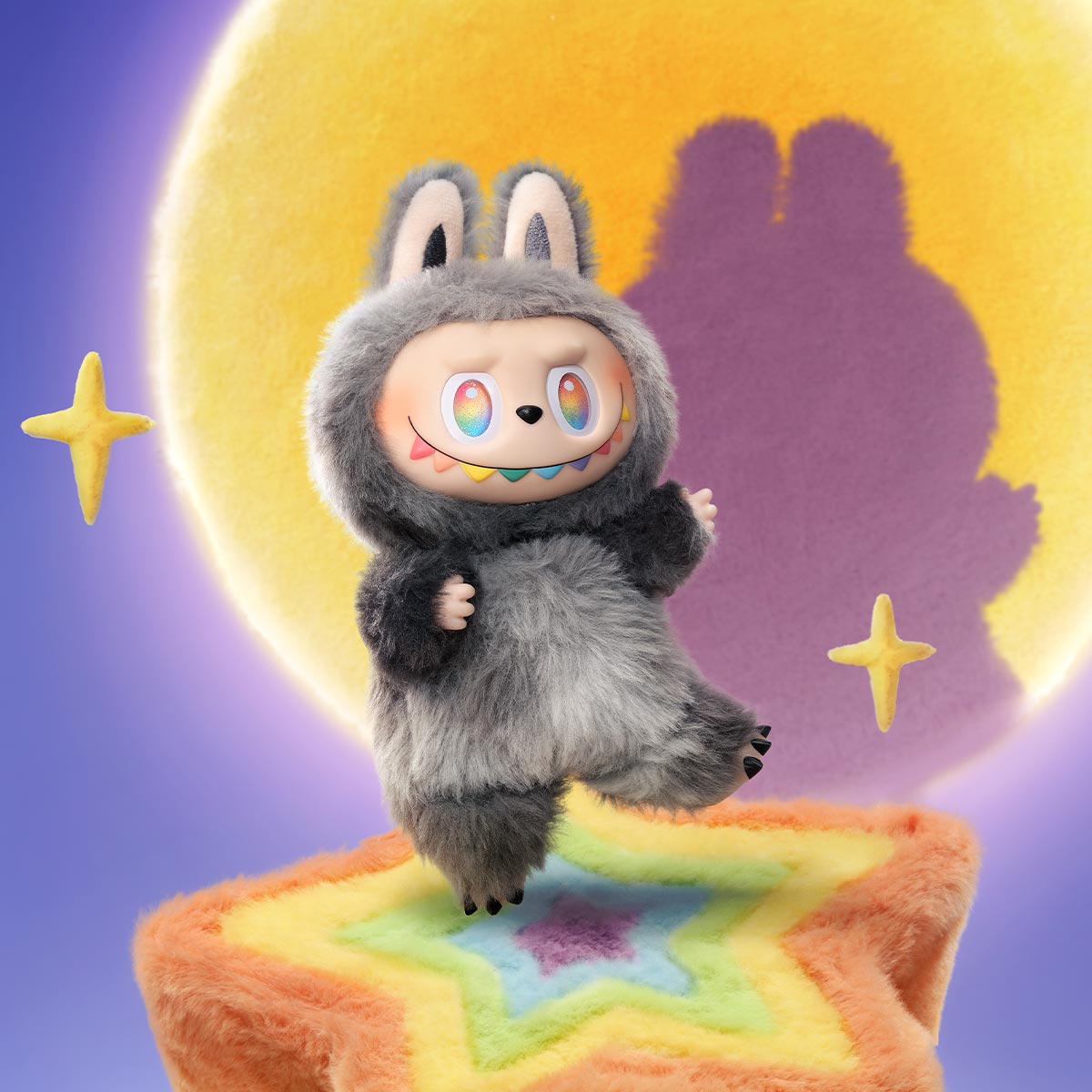 Labubu V3 Big Into Energy series plush pendant