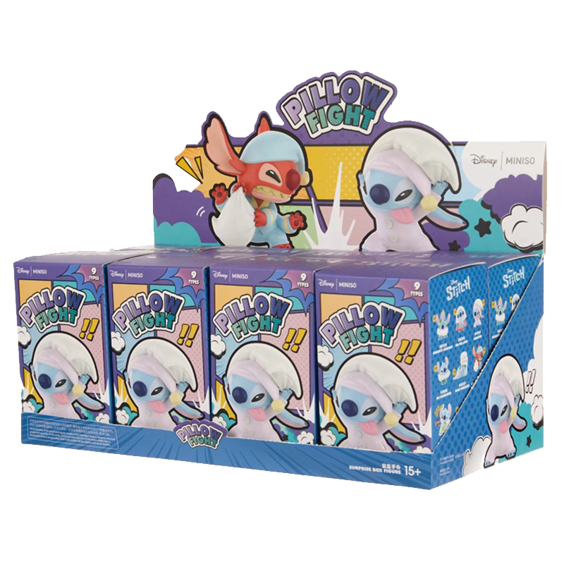 Stitch Pillow Fight figures