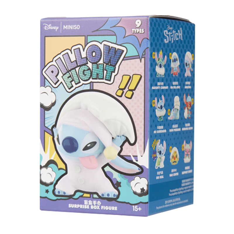 Stitch Pillow Fight figures