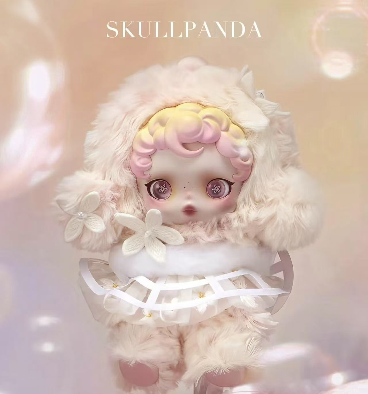 SKULL PANDA V2 L impressionnisme Series Plush doll