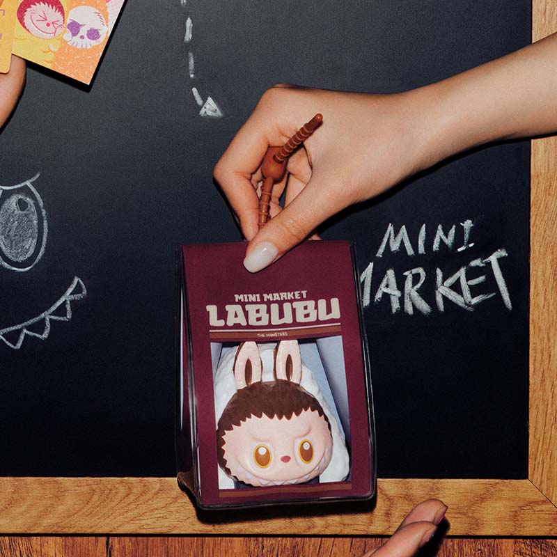 Labubu Wacky Mart Store Series Pinch squishy Pendant  Blind Box