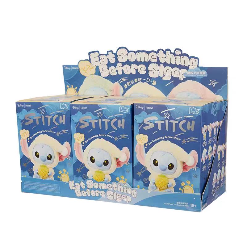 Stitch Eat Something Before Sleep collection vinyl plush doll