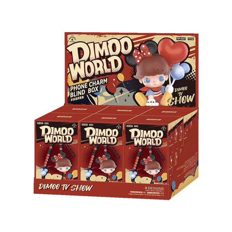 DIMOO WORLD TV SHOW series phone charm blind box