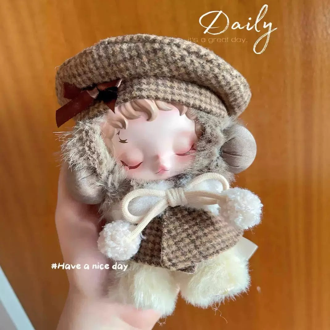 brown hat dress