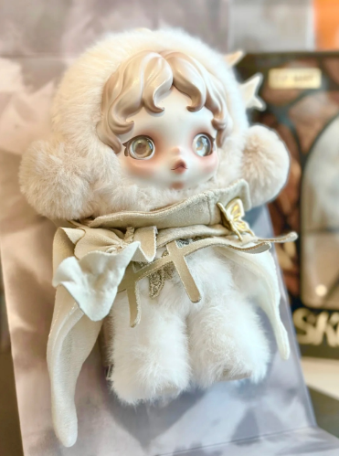 SKULL PANDA Plush Doll Cage-Uncage Pendant