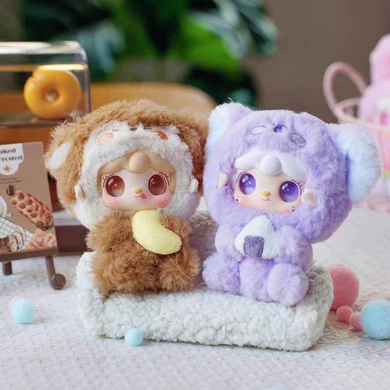 Yooki tenth generation mini pendantplush blind box Hug Gourmet restaurant