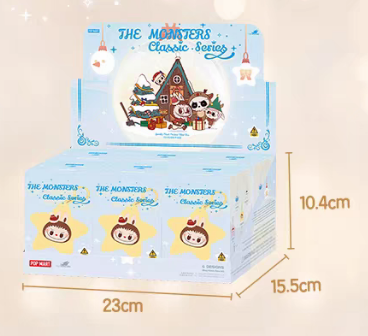 THE MONSTERS Classic Series-Sparkly Plush Pendant Blind Box