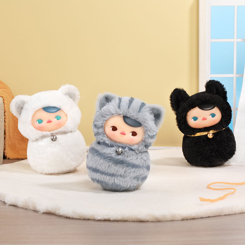 PUCKY Roly Poly Kitty Series Vinyl Plush