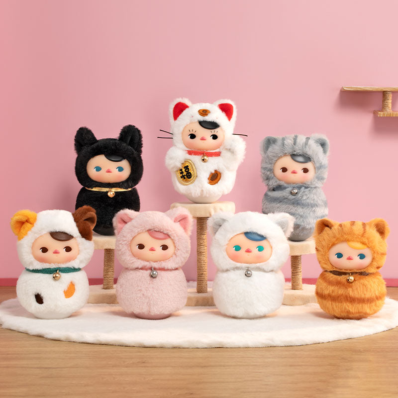 PUCKY Roly Poly Kitty Series Vinyl Plush