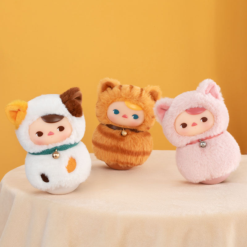 PUCKY Roly Poly Kitty Series Vinyl Plush