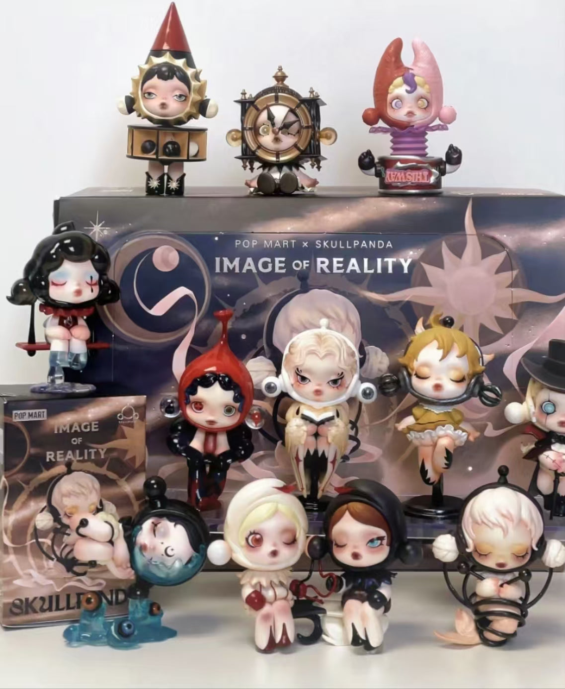 SKULL PANDA Image Of  Reality Series Figures