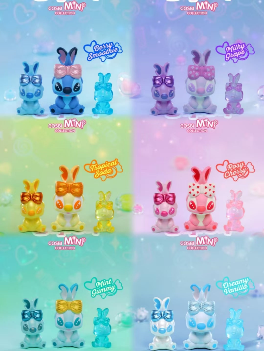 Stitch cosbi mini collection pop bean