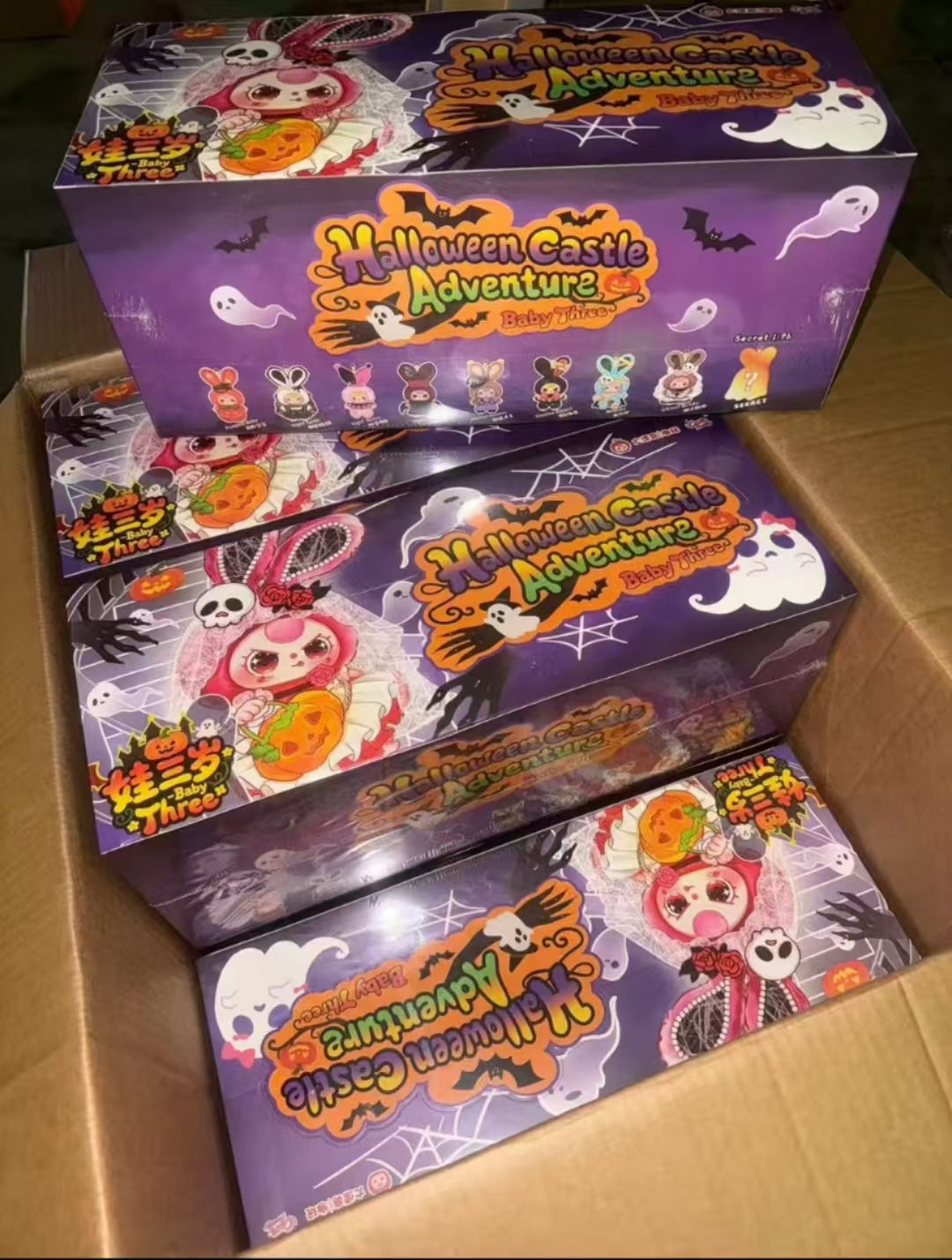 Baby Three Halloween Castle Adventure series blind box