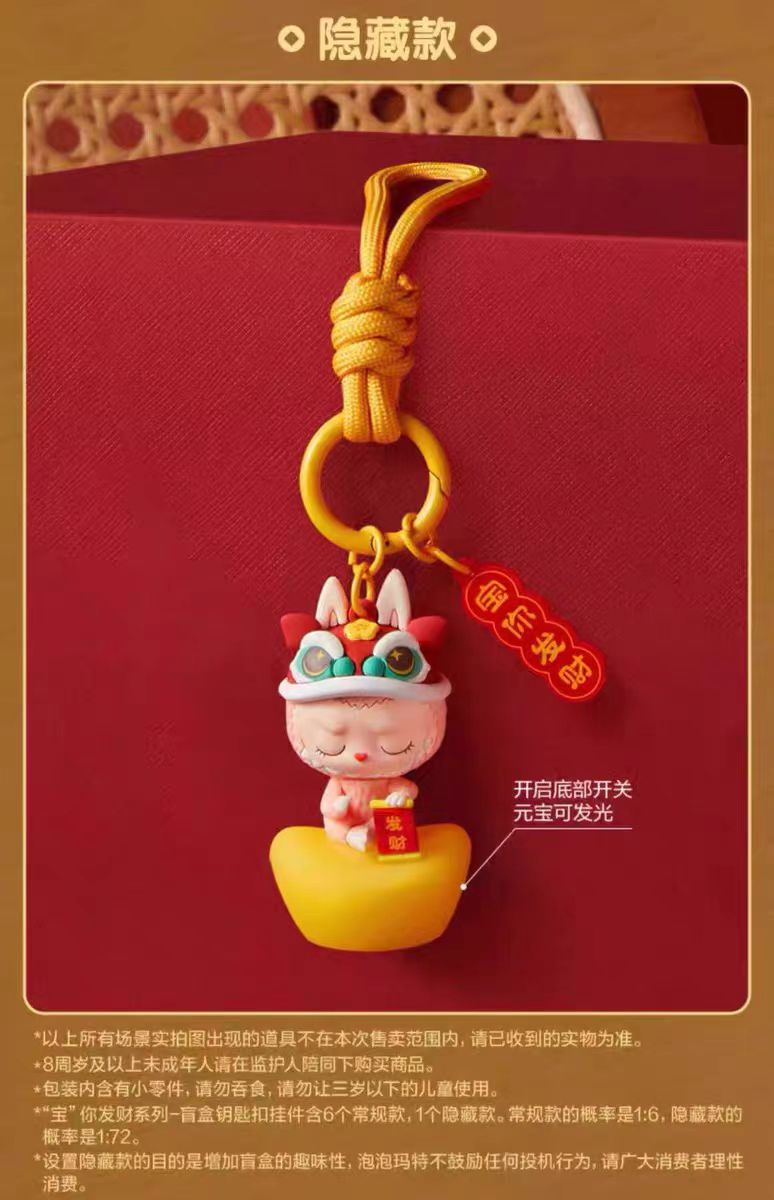 May You Get Rich Series-Keychain Pendant Blind Box
