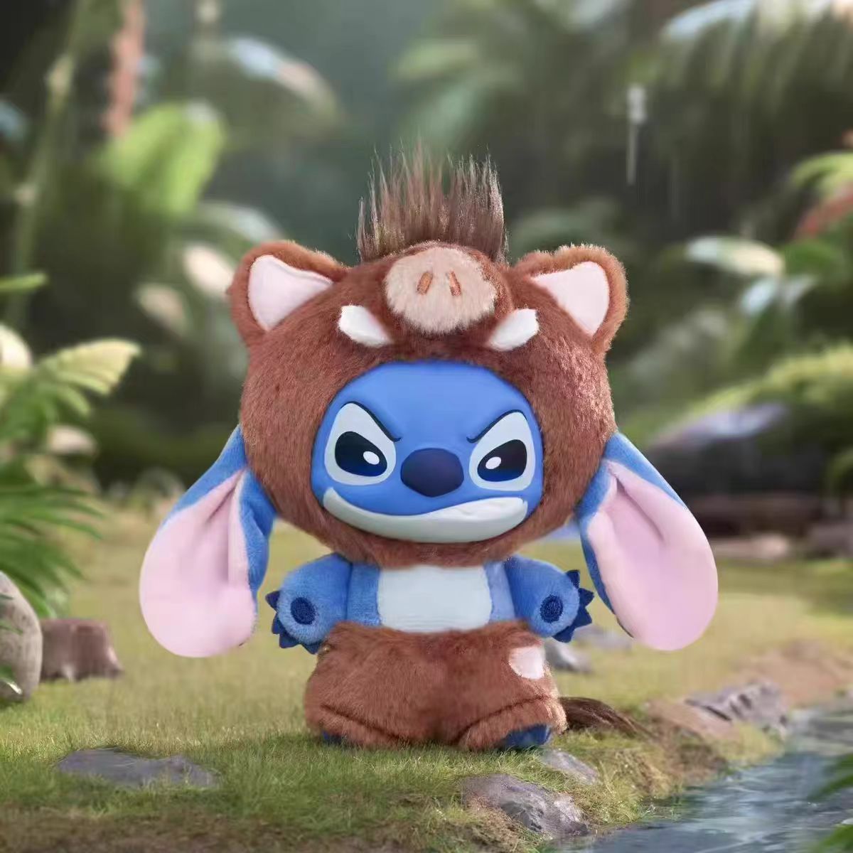 Disney Stitch Wild Animal Series vinyl plush