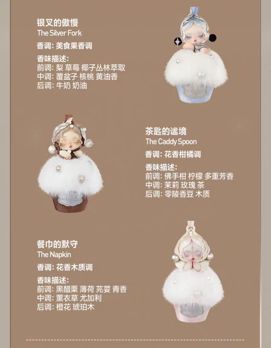 SKULL PANDA The Feast Begins Series Fragrance pendants (pre order)