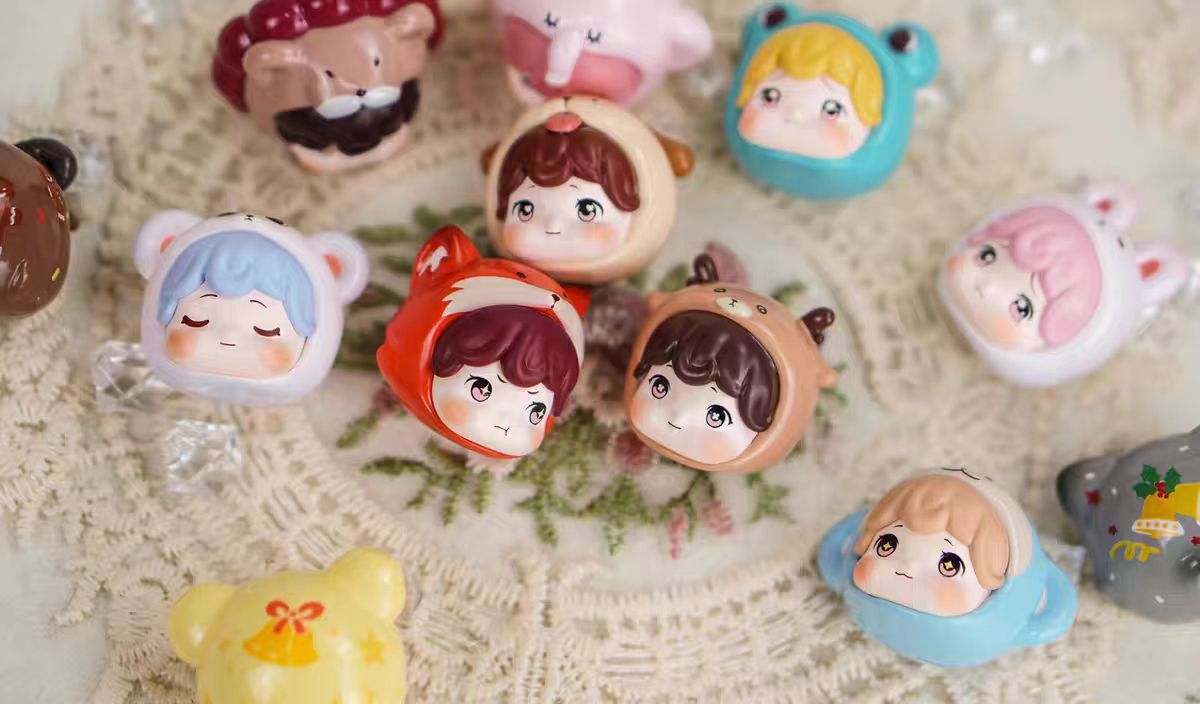 Christmas Ball Cute Zoo Series Pop Bean