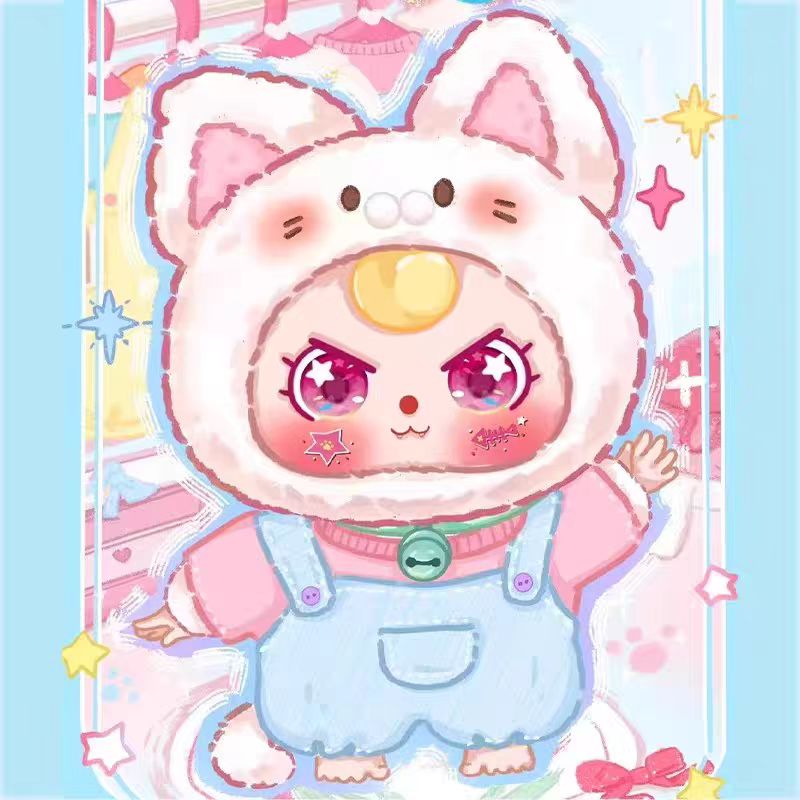 Baby three Kitty wardrobe series plush