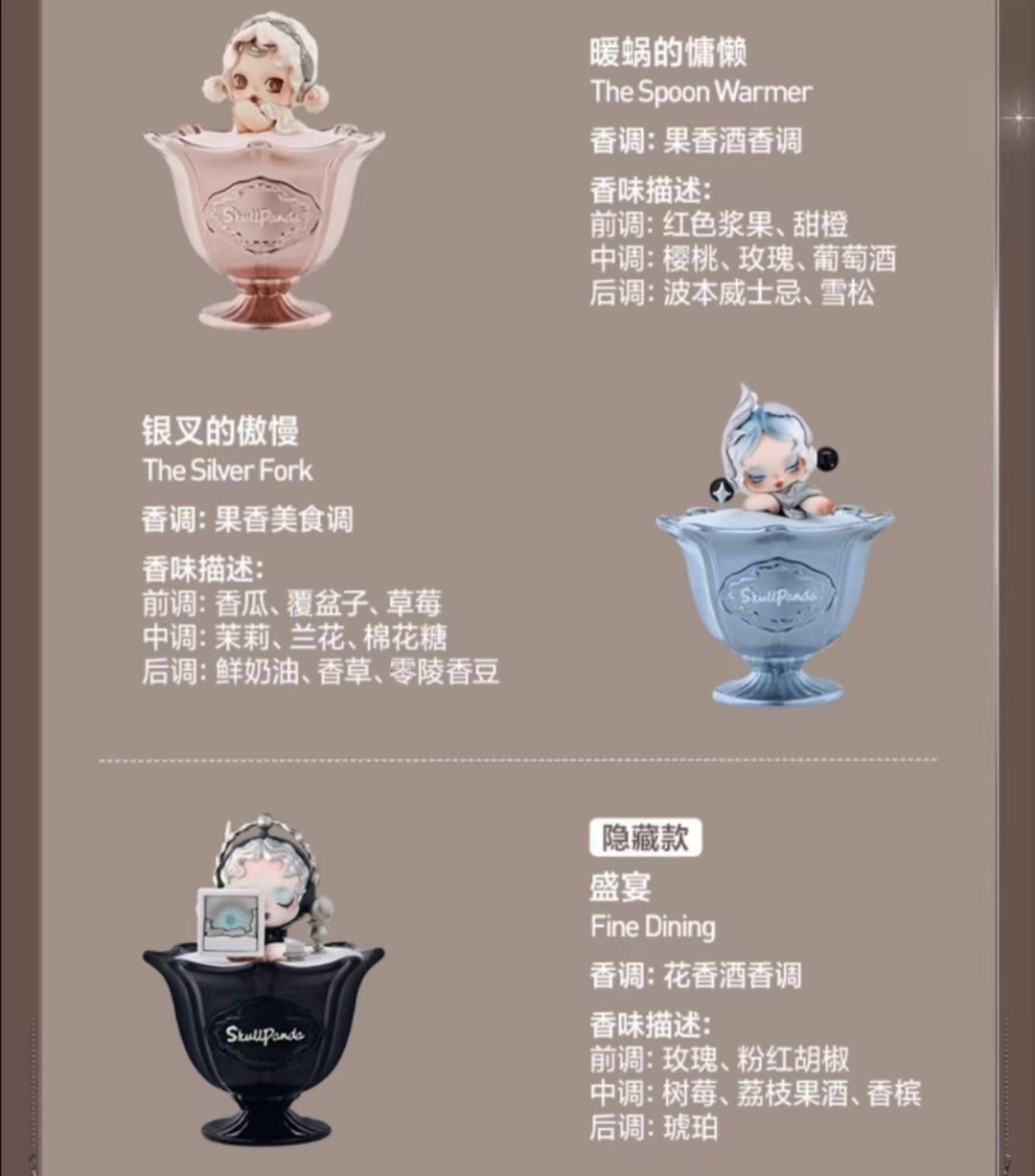 SKULL PANDA The Feast Begins Series Fragrance Candle(pre order)