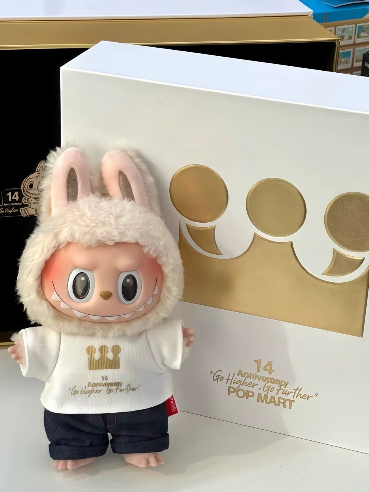 LABUBU 14 Anniversary Go Higher Go Further Series gift set(faster shipping)