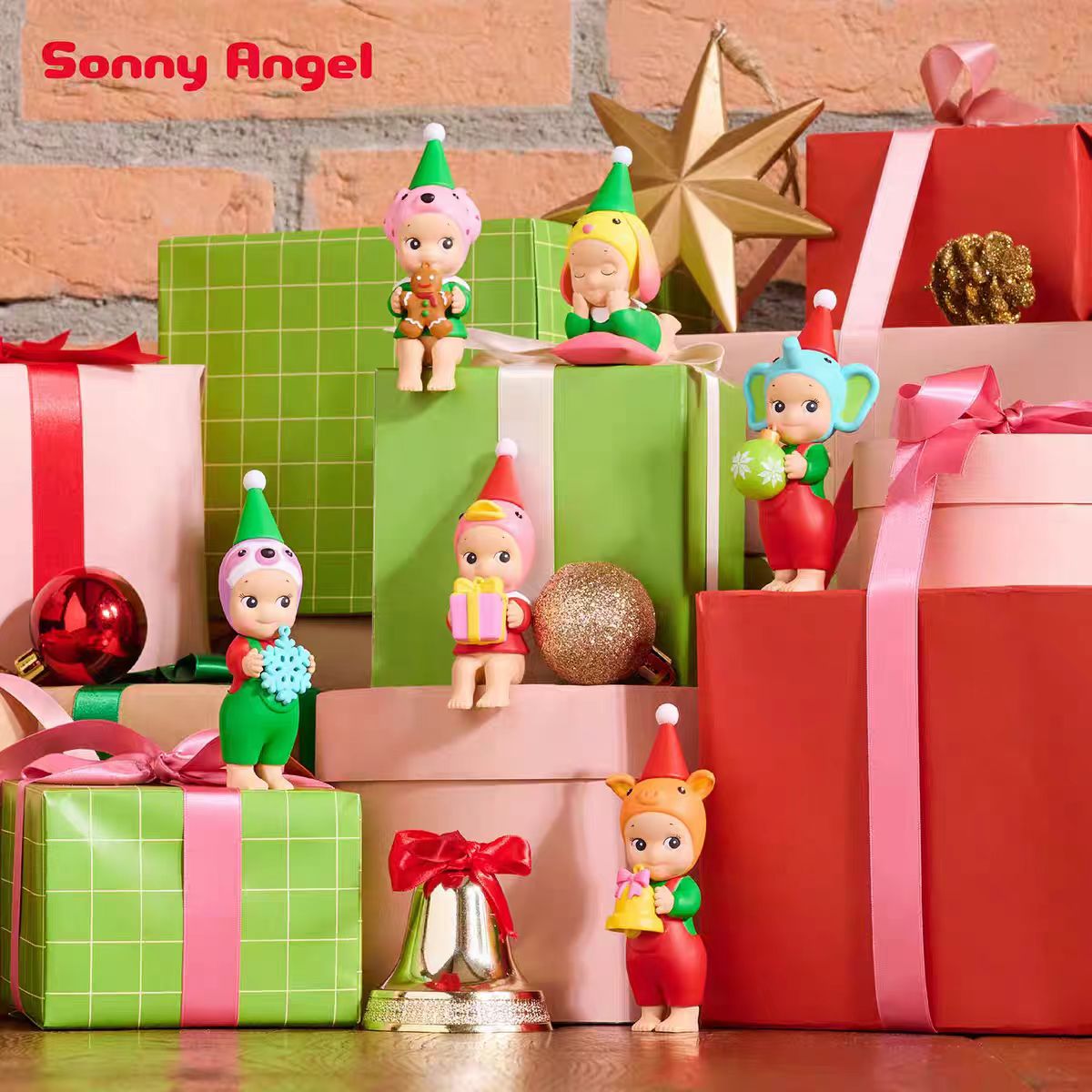 Sonny-angel mini figure santa's little helper series