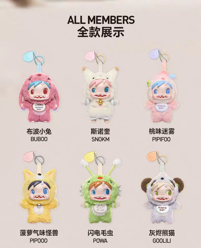 POLAR-Monster Baby Collection Series Plush Pendant Ver.1