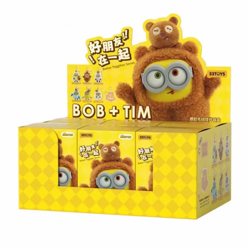 Bob & Tim Better Together Series vinyl plush keychain blind box