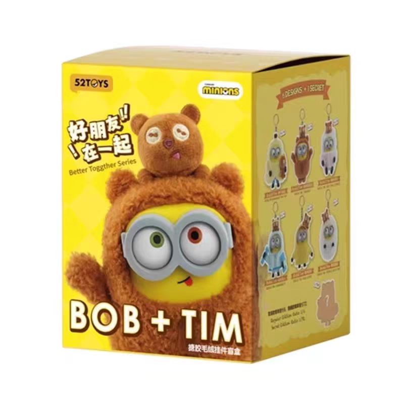Bob & Tim Better Together Series vinyl plush keychain blind box