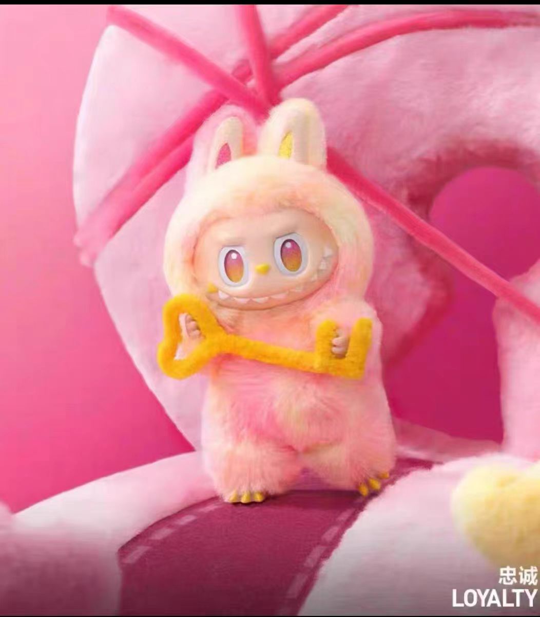 Labubu V3 Big Into Energy series plush pendant