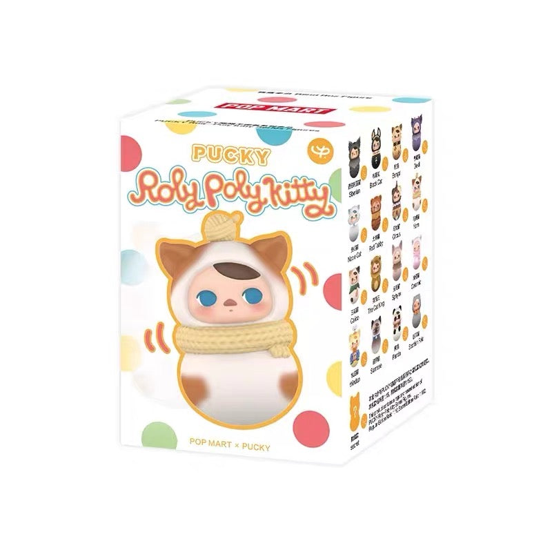 PUCKY Roly Poly Kitty Series Figrues