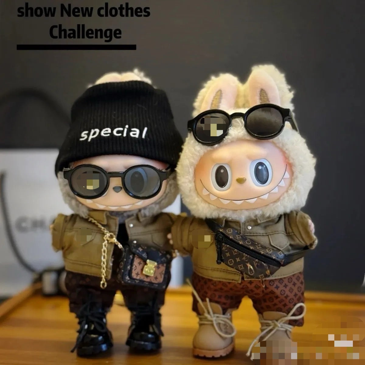 vv brown cloth set dress