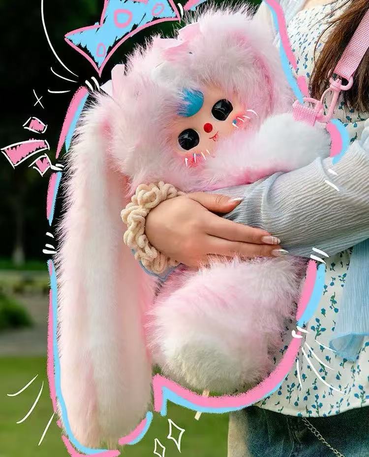 Baby three -Baby hugging backpack series plush blind box
