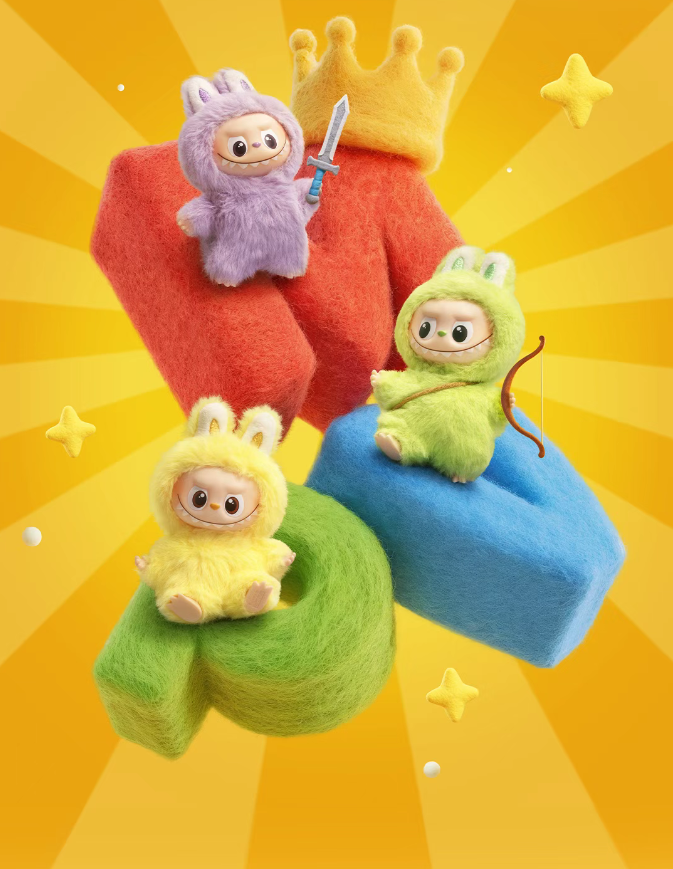 LABUBU THE MONSTERS PIN FOR LOVE SERIES-VINYL PLUSH PENDANT BLIND BOX