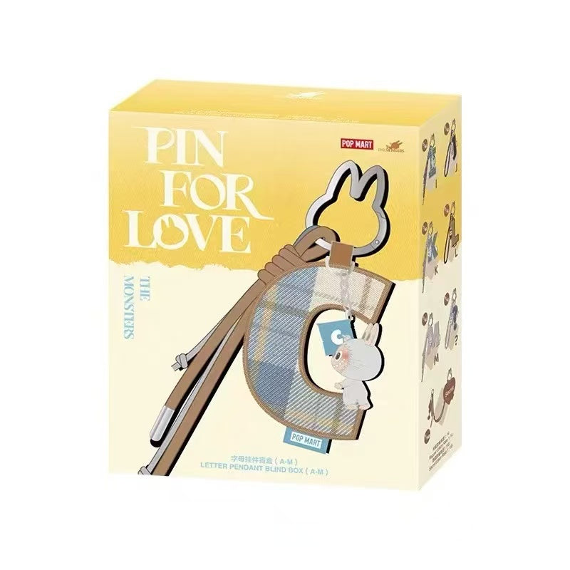 THE MONSTERS Pin for Love Series-Letter Pendant Blind Box (A-M)