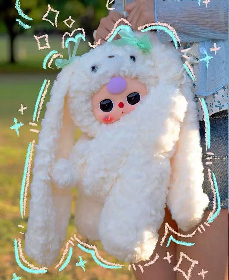 Baby three -Baby hugging backpack series plush blind box