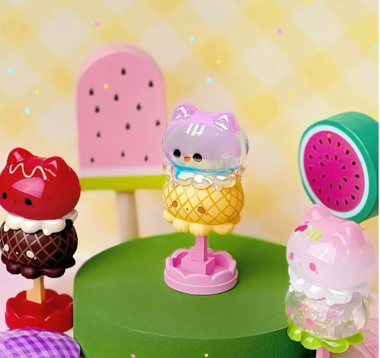 Octcats'ice cream series pop bean
