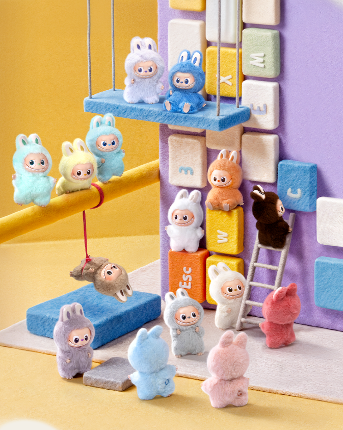 LABUBU THE MONSTERS PIN FOR LOVE SERIES-VINYL PLUSH PENDANT BLIND BOX
