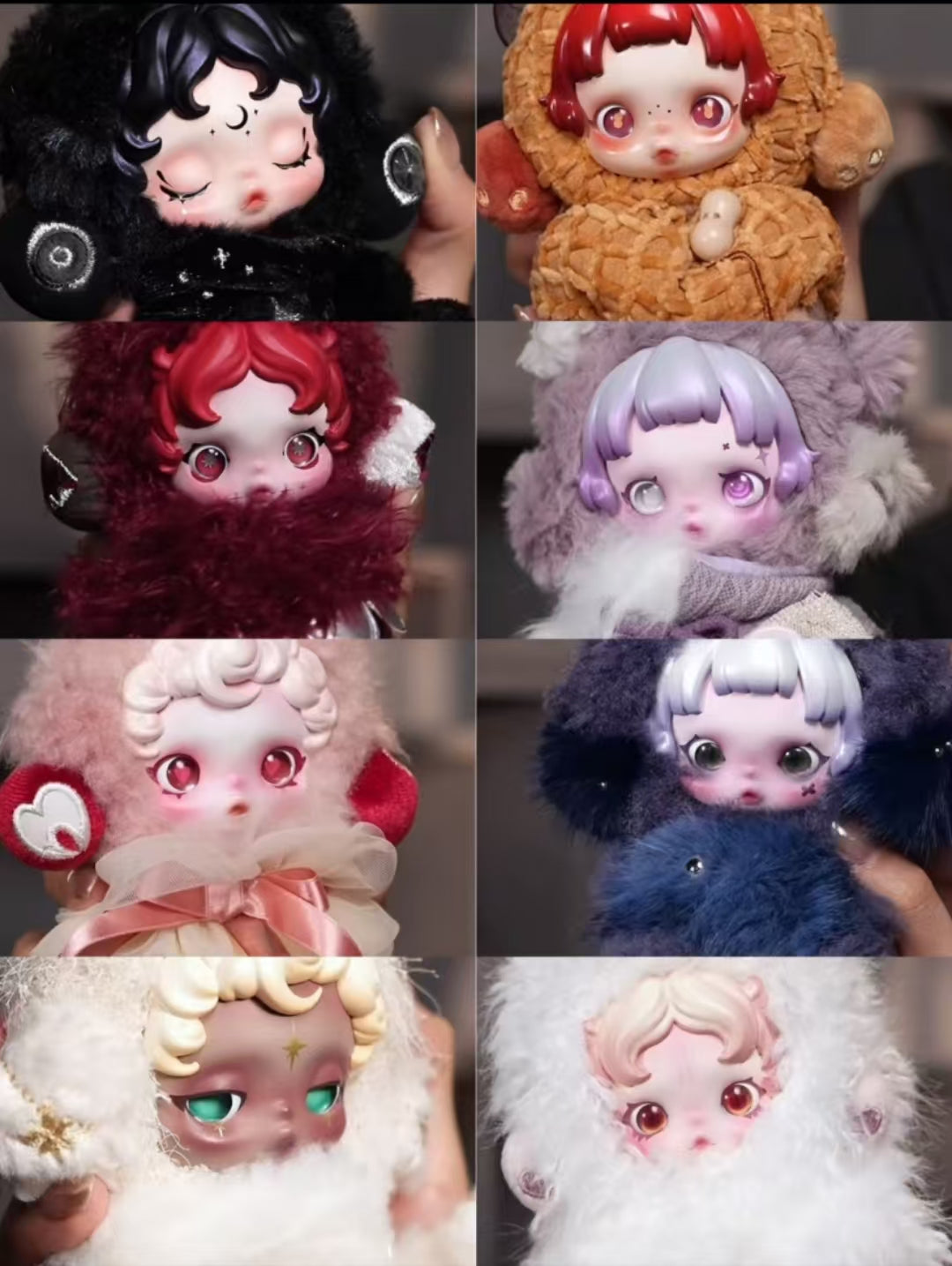 SKULLPANDA You Found Me Series Plush Doll Pendant