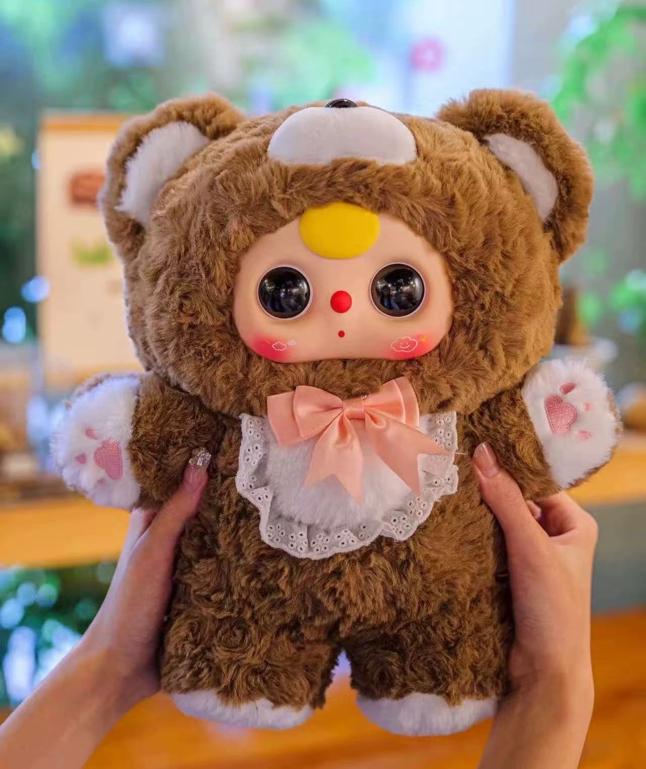 Baby Three-Sweet Baby 400% Plush Blind Box（1 no box）