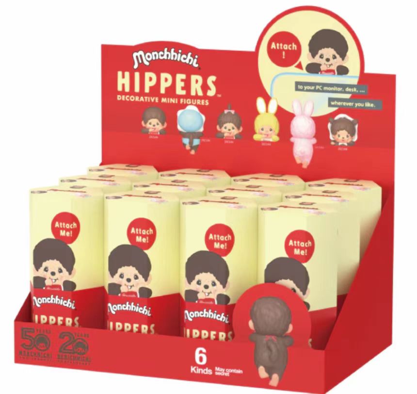 Monchichi HIPPERS DECORATIVE MINI FIGURES Blind Box