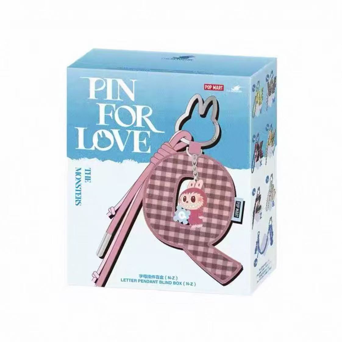 THE MONSTERS Pin for Love Series-Letter Pendant Blind Box (N-Z)