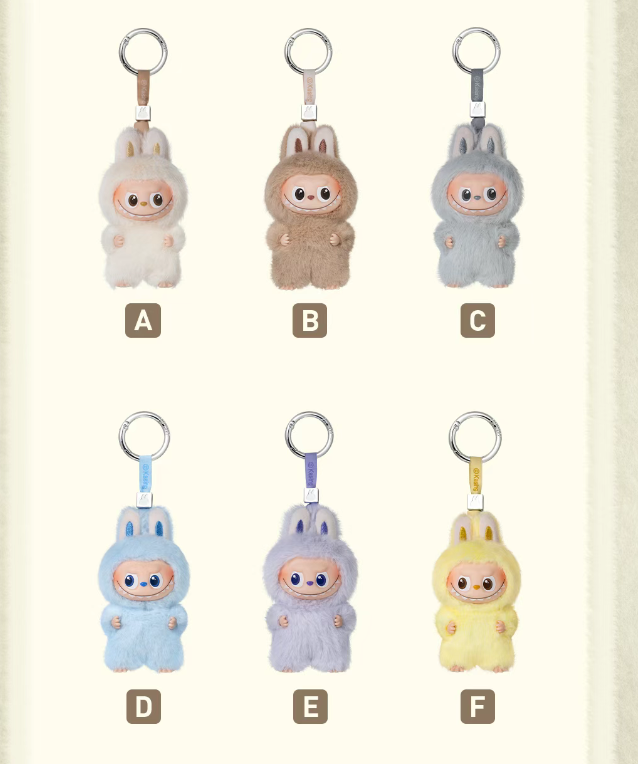 LABUBU THE MONSTERS PIN FOR LOVE SERIES-VINYL PLUSH PENDANT BLIND BOX